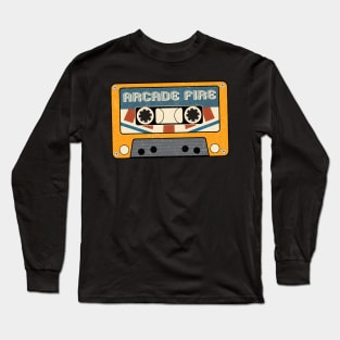 Cassete vintage Arcade Fire Long Sleeve T-Shirt